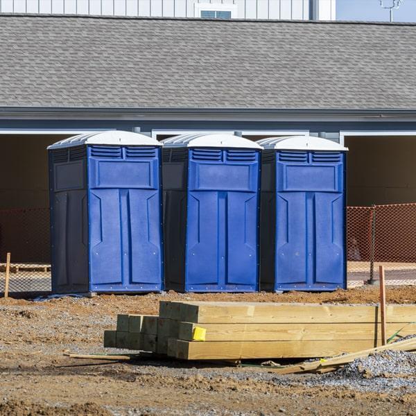Heavy-duty construction site porta potty in Deridder, Louisiana